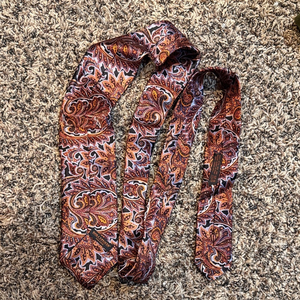 Dolcepunta Paisley Silk Tie